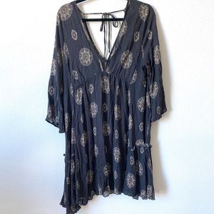 Tie back boho dress